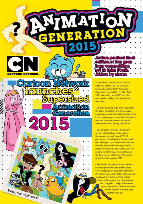 Cartoon Network launches its 2015 Supersized Animation Generation  competition