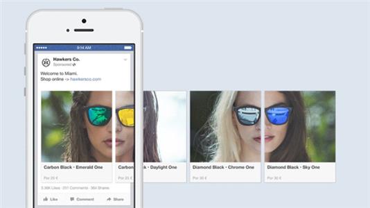 <i>Facebook</i> carousel ads format improves ad performance