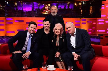 Mark Wahlberg, Seth MacFarlane and  Cindy Lauper on the next <i>Graham Norton Show </i>