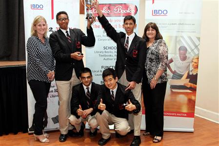 R10 000 worth of books donated to Isibonelo by BDO <i>Inter-School</i> Quiz winners