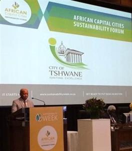 Executive Mayor of the City of Tshwane addresses the sustainability question