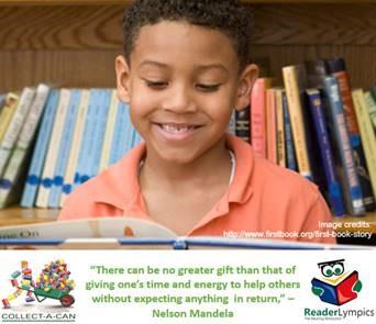 Mandela Month Collect-a-Can to inspire reading