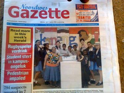 <i>Noordwes Gazette</i> is now the <i>Midweek Potchefstroom Herald</i>