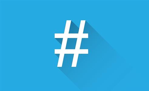 To hashtag or not to hashtag