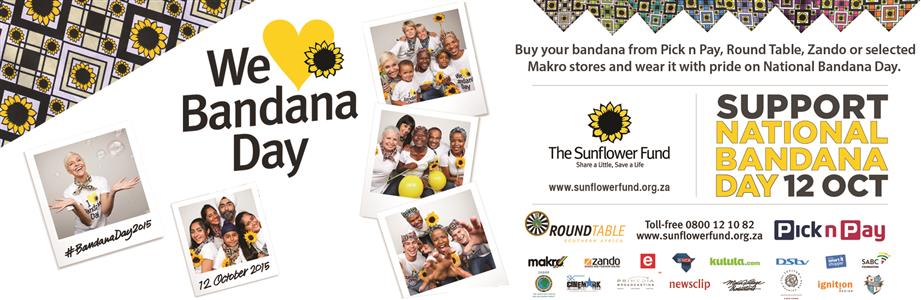 Sunflower Fund launches new Bandana Day campaign