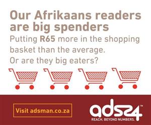 Afrikaans readers like to spend money