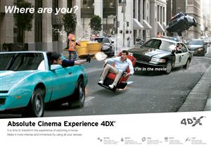 Nu Metro Cinemas are launching a 4DX cinema in Cape Town