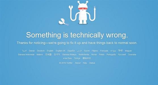 The day <i>Twitter</i> (and the earth) came to a standstill